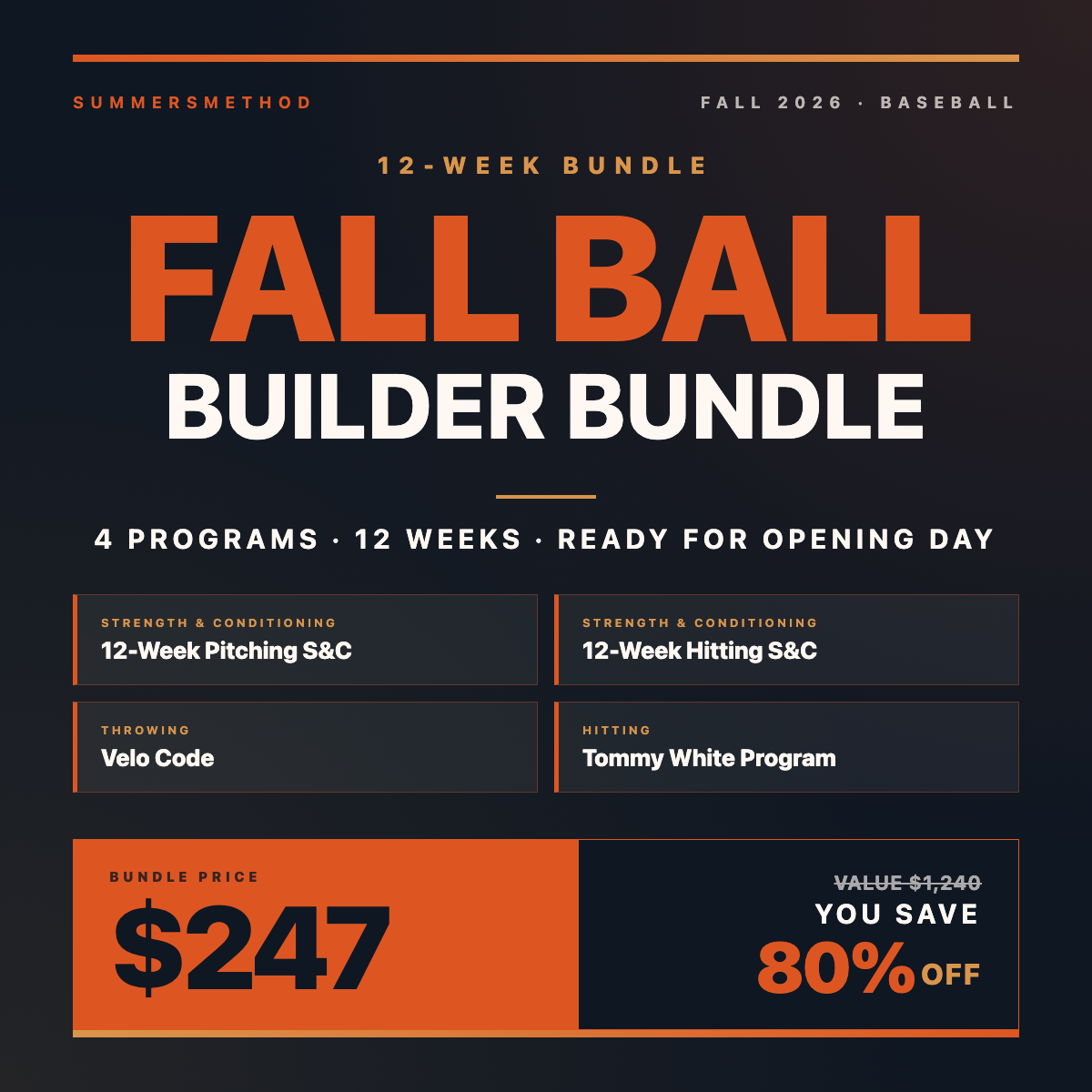 Fall Ball Builder Bundle