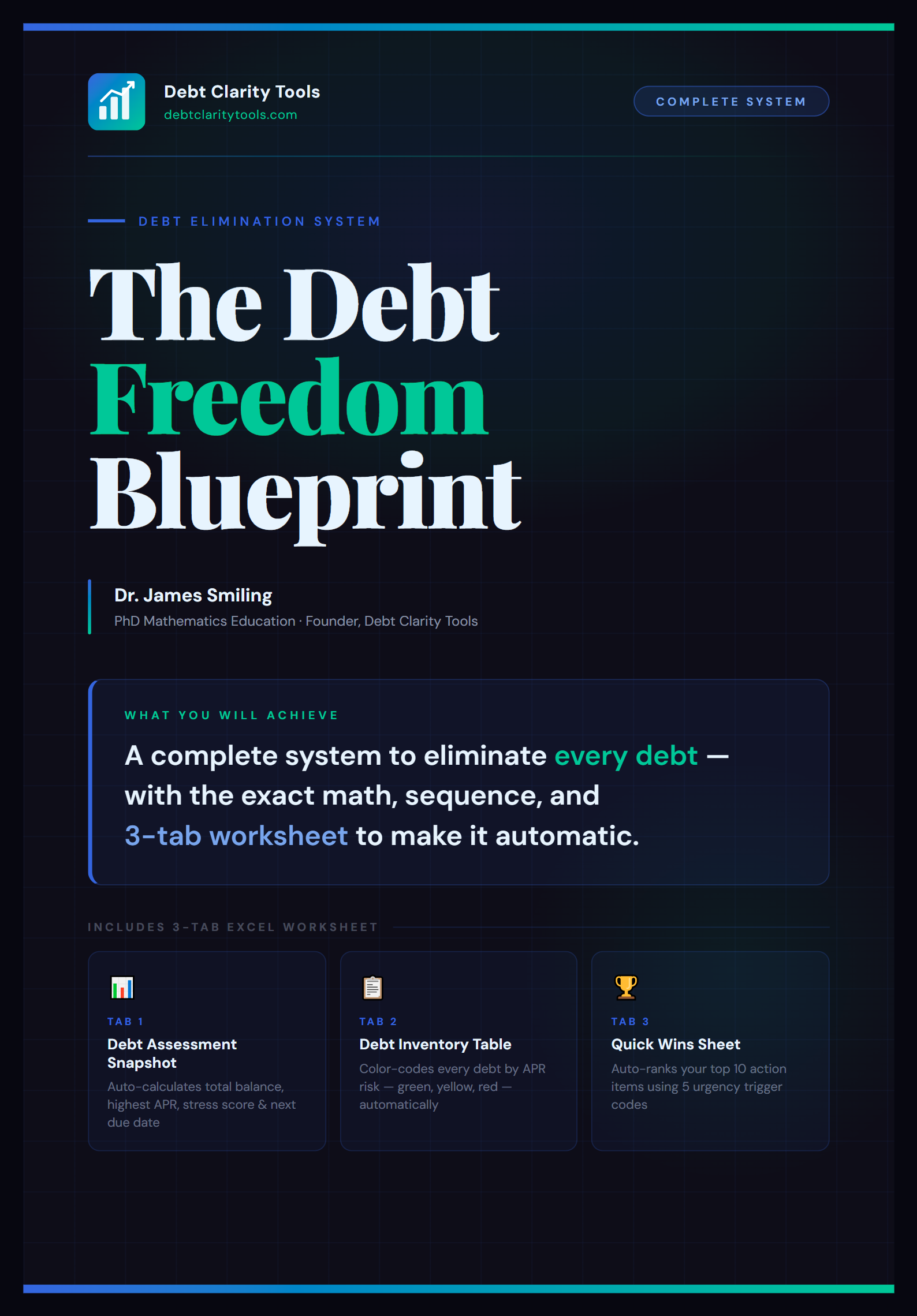 Debt Freedom Blueprint cover