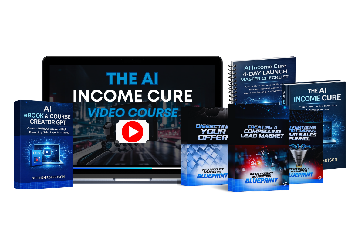 Get the AI Income Cure and Generate a Fultime Income Online Using AI